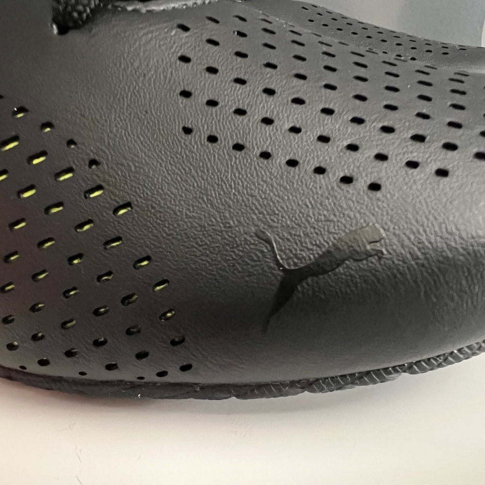 BMW Puma Black and Yellow Green Athletic Shoes - Picture 12 of 17